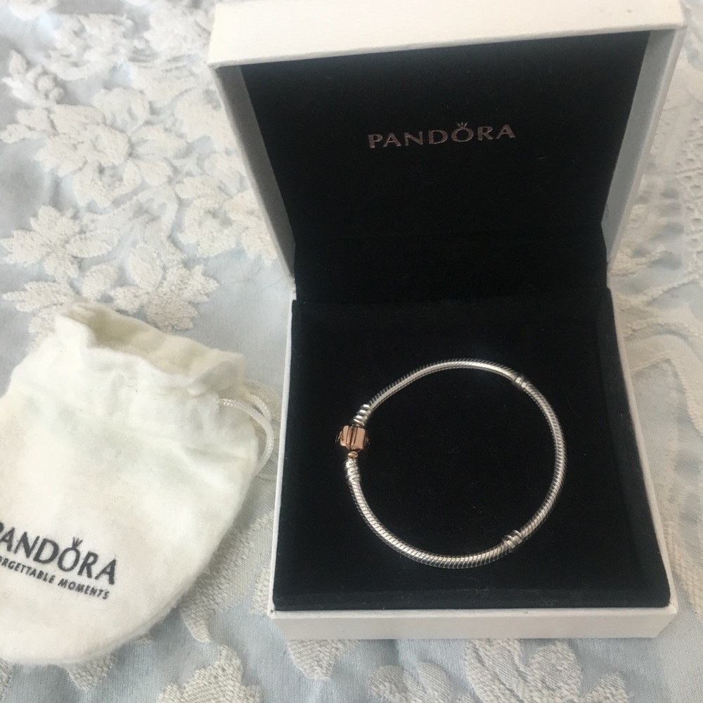 Pandora Rose Gold clasp bracelet